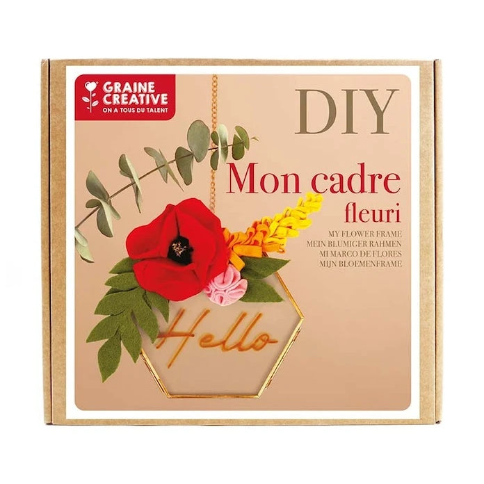 Graine Creative Deco Cadre Fleuri Kendin Yap Dekoratif Çerçeve Seti