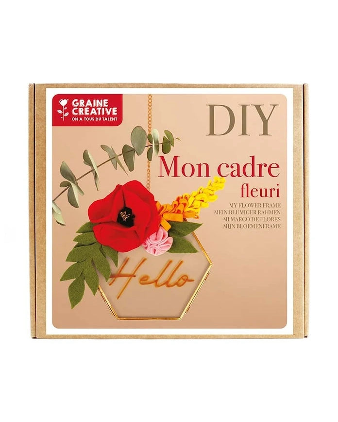 Направи си сам комплект декоративни рамки Graine Creative Deco Cadre Fleuri