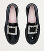 Patent Viv' Ranger Strass Buckle Loafers