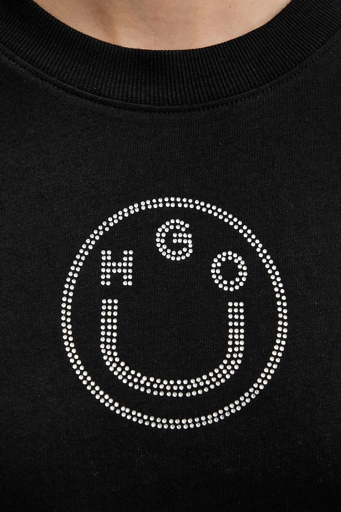 Памучна тениска Hugo Blue Oversized _Tee_B_9