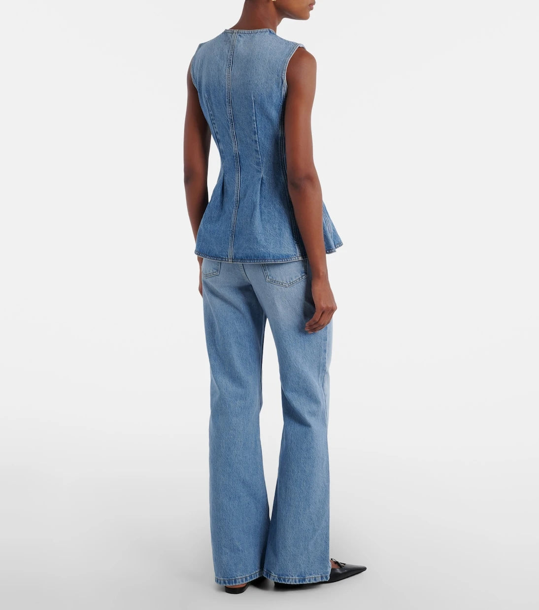 Rotate - High-rise flared jeans