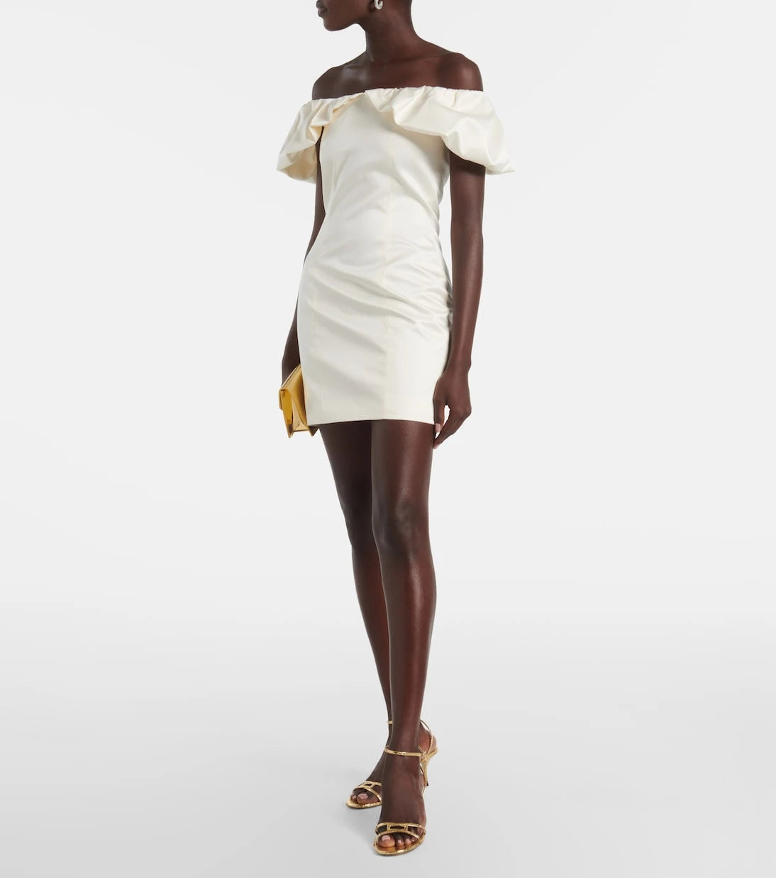 Rotate - Draped off-shoulder minidress