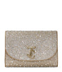 Jimmy Choo Gold Crystal-Embellished Curve Clutch Bag
