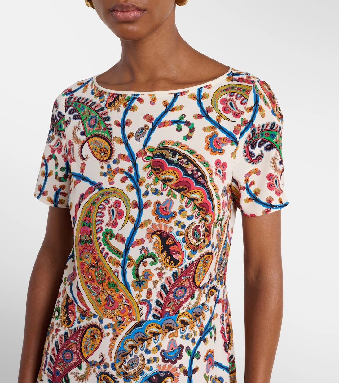 Etro - Printed midi dress