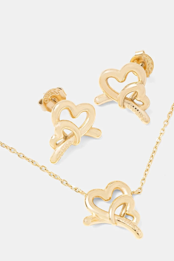 Колие и обици Guess LOVE BITES
