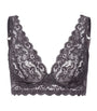 Hanro Black Lace Moments Soft Cup Bra