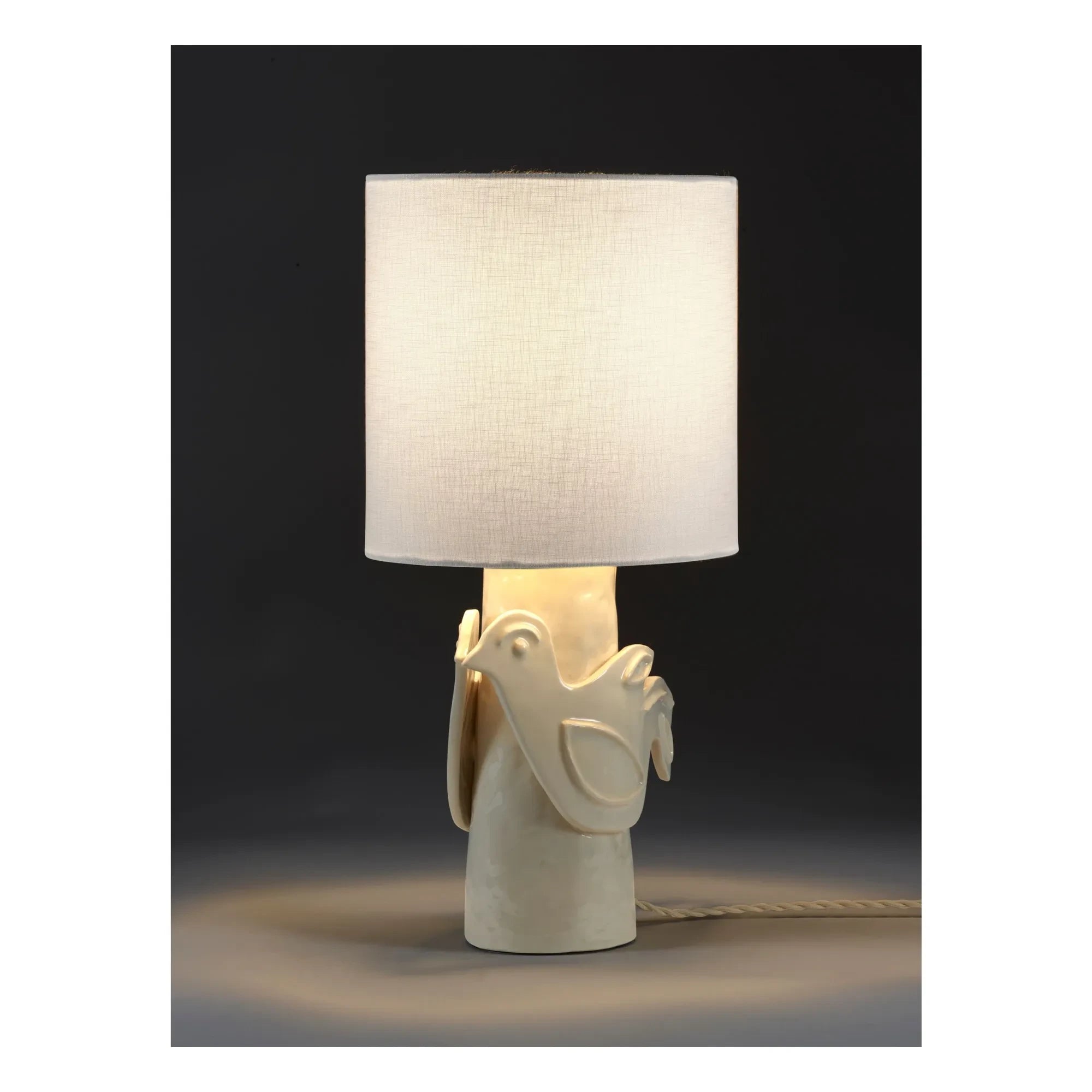 Serax - Paloma stoneware table lamp, Marie Michielssen | White