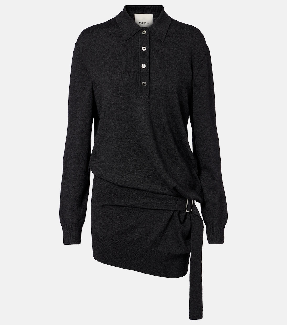 Isabel Marant - Belted polo dress