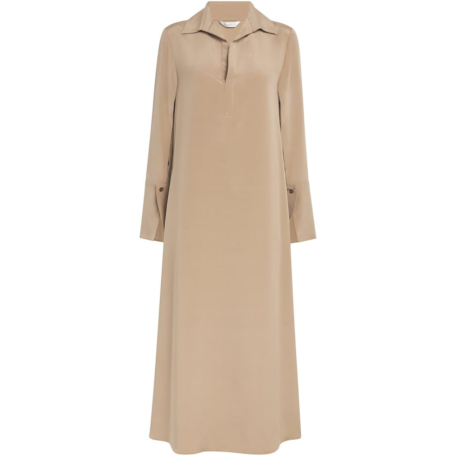 Max Mara Silk Crêpe de Chine Ossola Shirt Dress