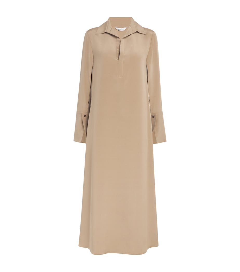 Max Mara Silk Crêpe de Chine Ossola Shirt Dress