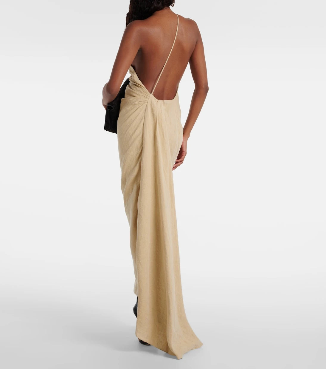 Tove - Riya draped linen maxi dress
