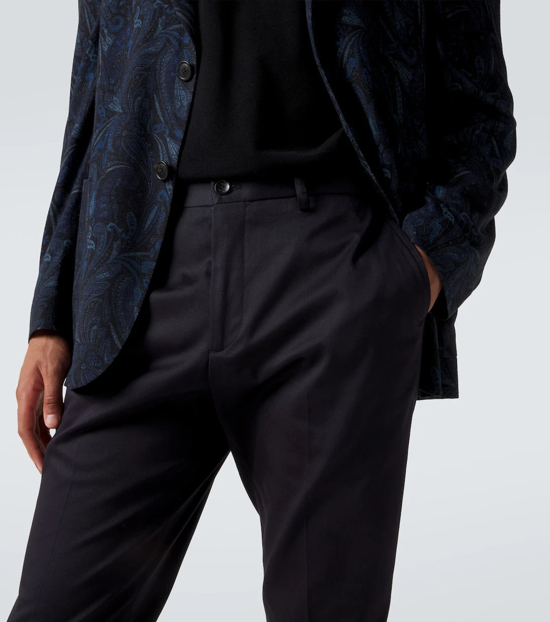 Etro - Cotton-blend slim pants
