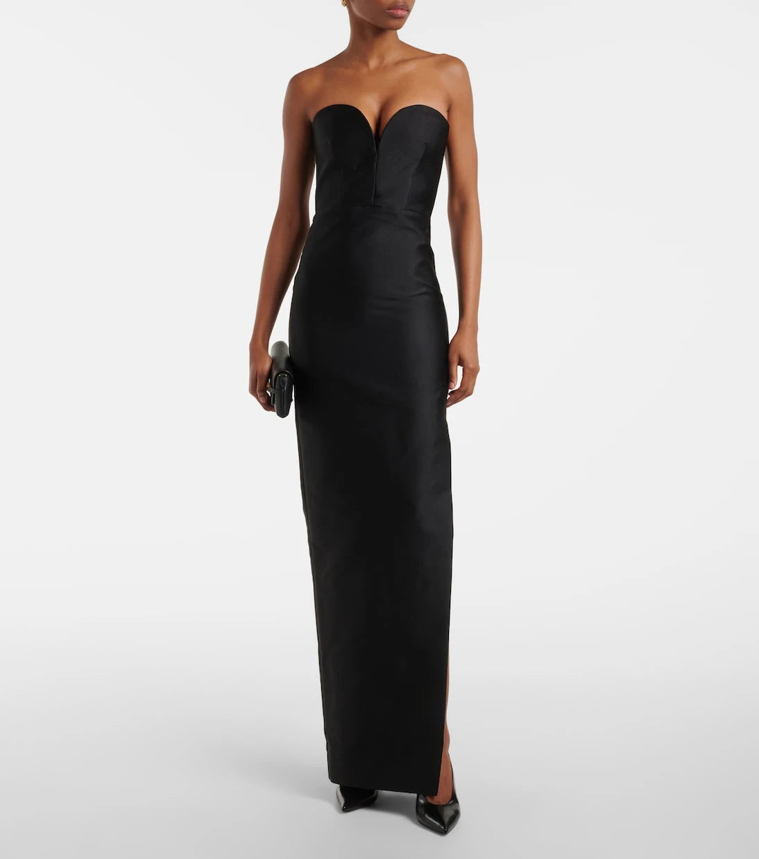 Roland Mouret - Strapless taffeta gown