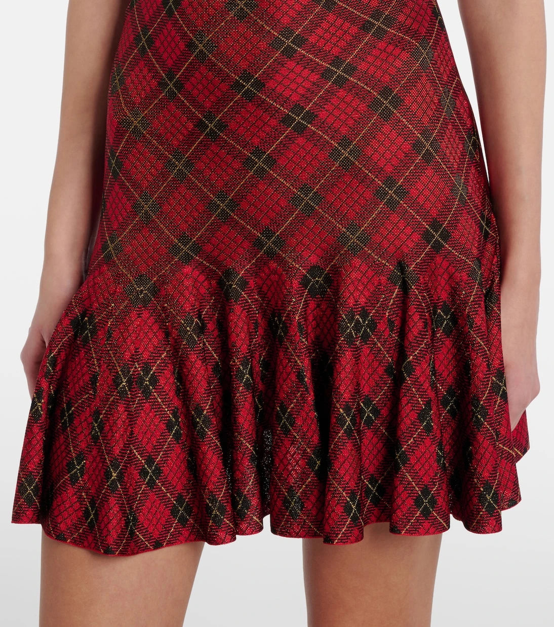 McQueen - Plaid minidress
