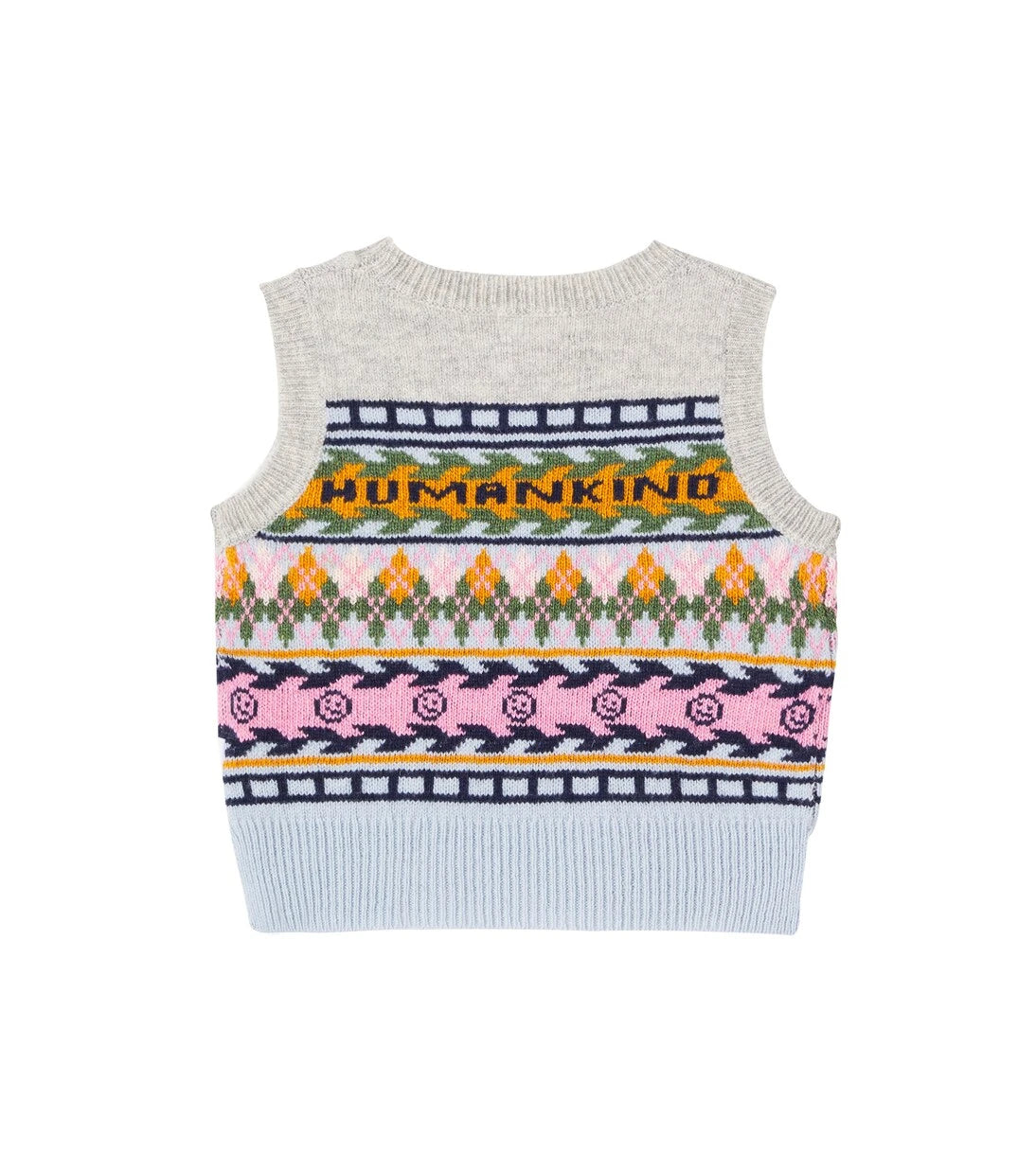 Molo - Grace argyle wool sweater vest