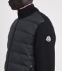 Moncler Black Cotton Down-Front Cardigan