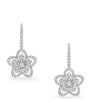 Graff White Gold and Diamond Wild Flower Earrings