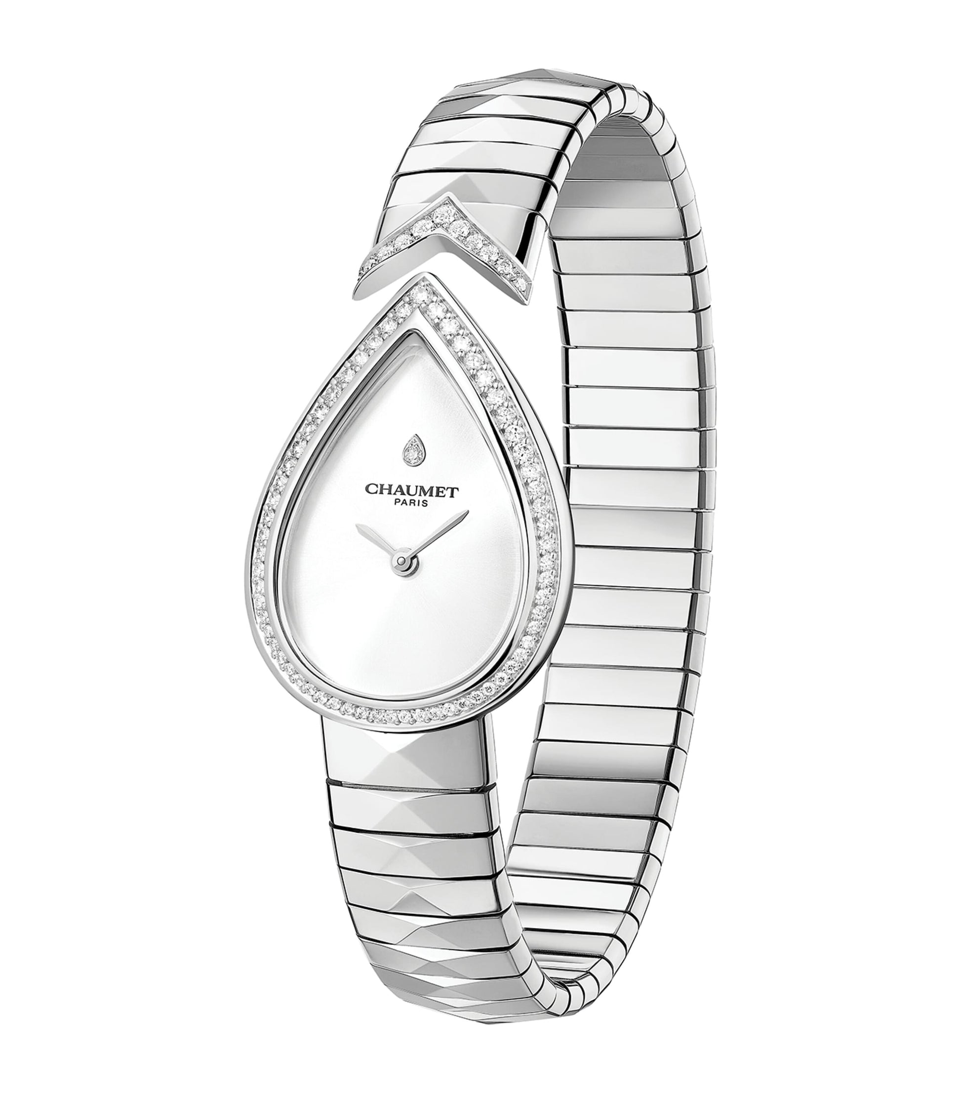 Stainless Steel and Diamond Joséphine Aigrette Watch (20.2mm)