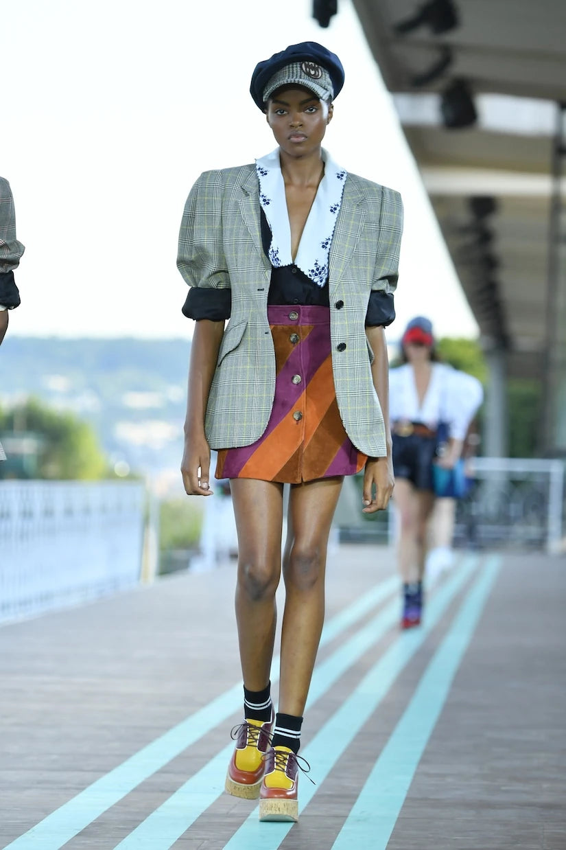 Miu Miu - Checked wool-twill blazer