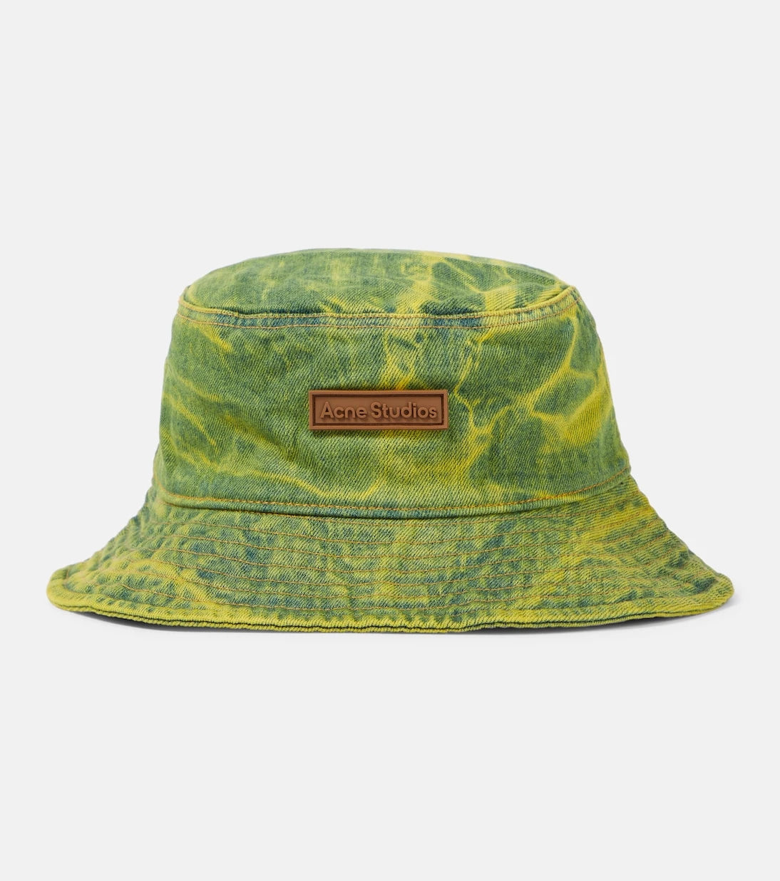 Acne Studios - Logo dyed denim bucket hat