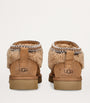 UGG Beige Suede Classic Ultra Mini Flatform Boots 30