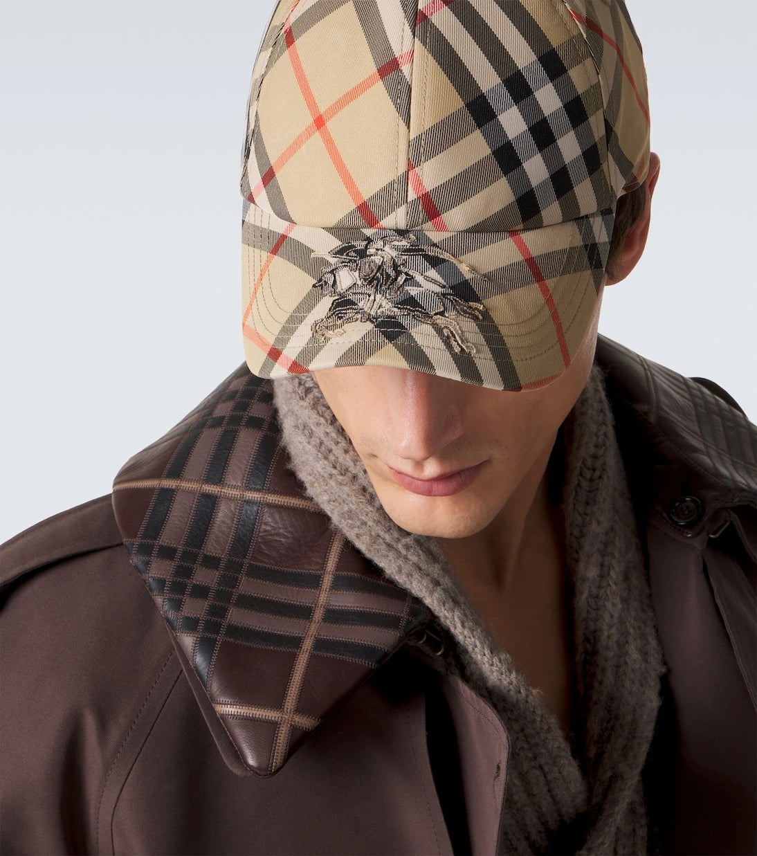 Burberry - Burberry Check twill baseball cap