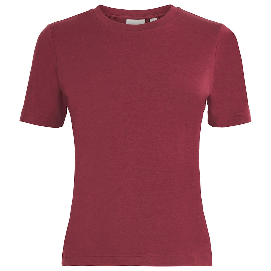 Burgundy Regina T-Shirt