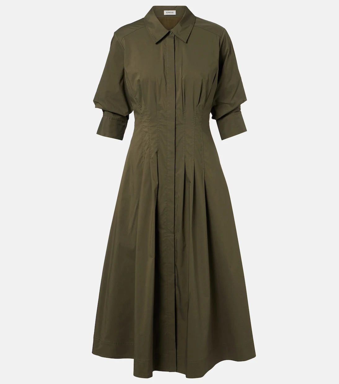 Simkhai - Jazz cotton-blend poplin shirt dress