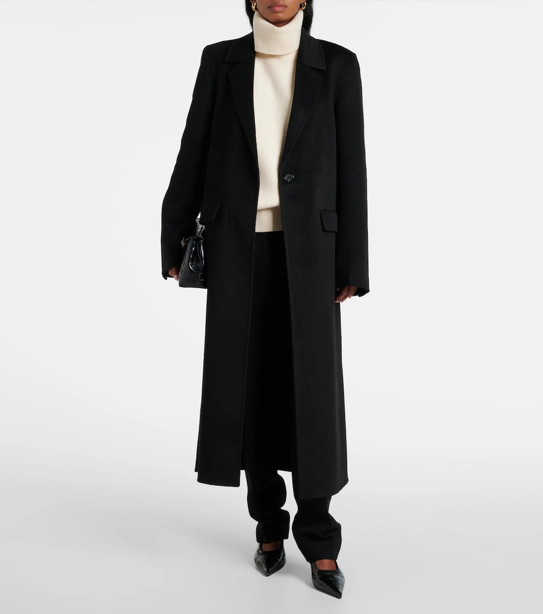 Toteme - Wool and cashmere-blend turtleneck sweater