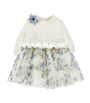 Monnalisa Knitted Floral Dress (3-36 Months)
