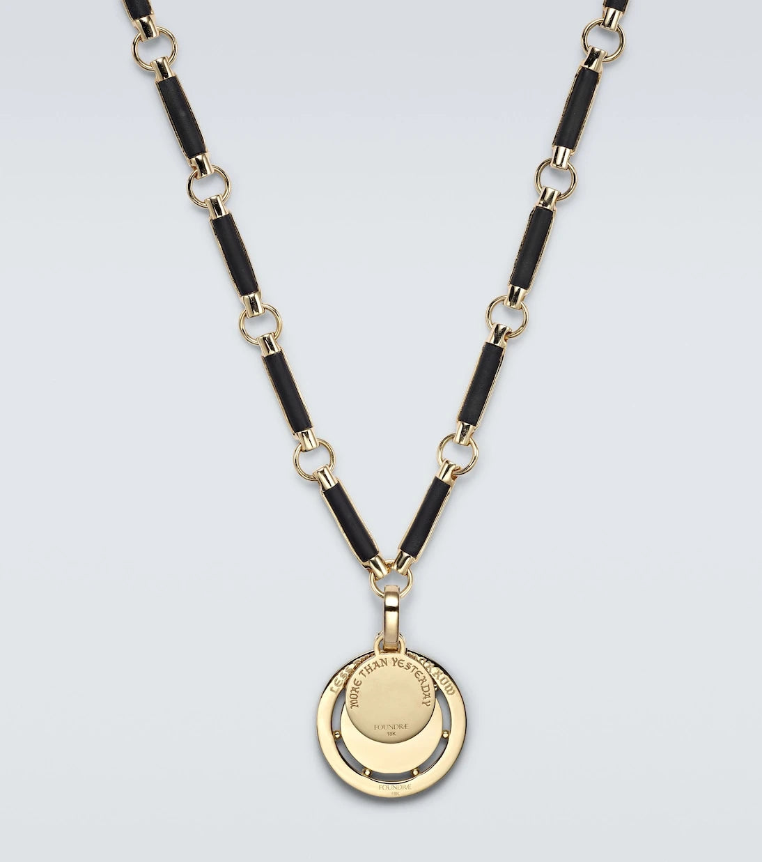 FoundRae - Ever Growing & Vivacity 18kt gold necklace with onyx