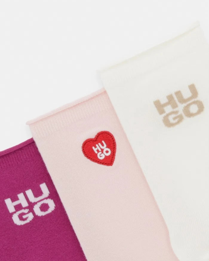 HUGO kadın çorapları 3P SH HEART CC W 3 adet