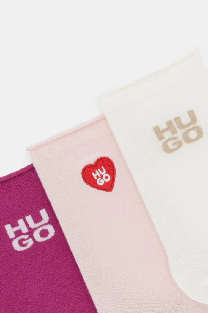 HUGO kadın çorapları 3P SH HEART CC W 3 adet