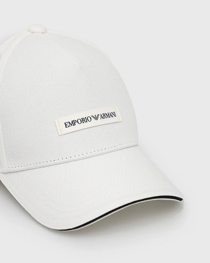 Emporio Armani Pamuklu Vizörlü Şapka