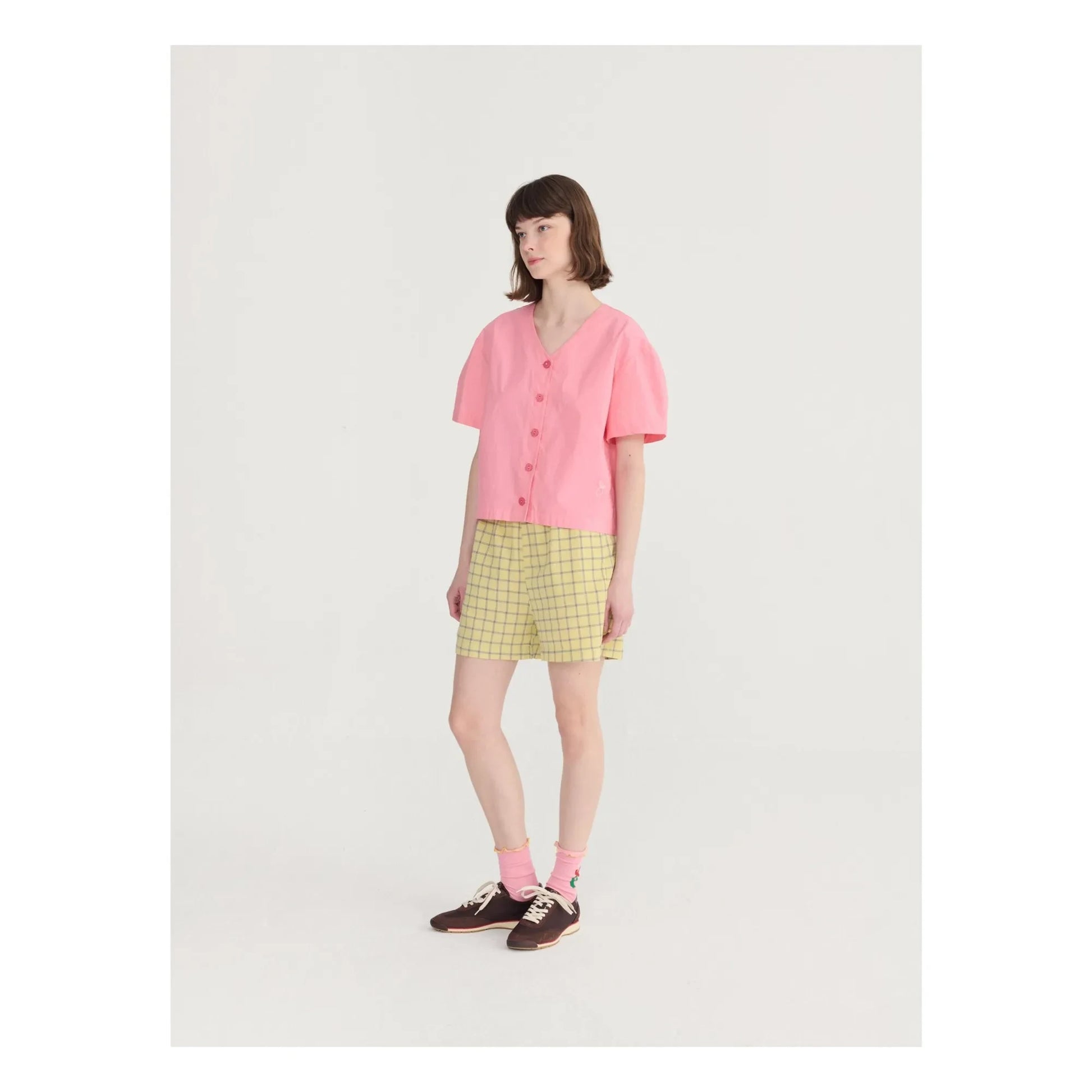 Bobo Choses - Paper Touch organic cotton blouse | Pink