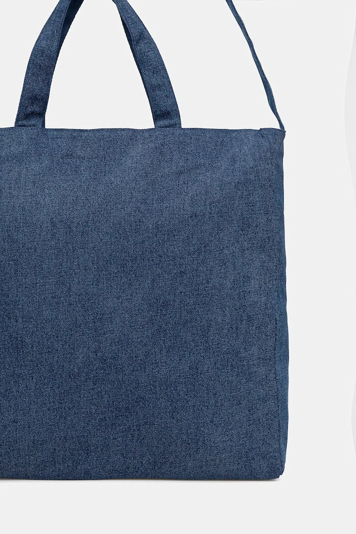 adidas Originals denim Adicolor kadın tote çanta