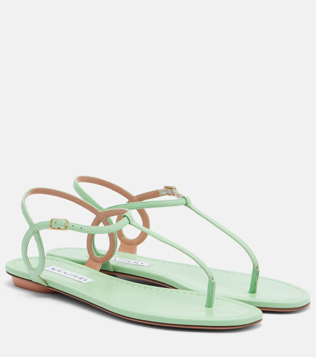 Aquazzura - Almost Bare leather thong sandals