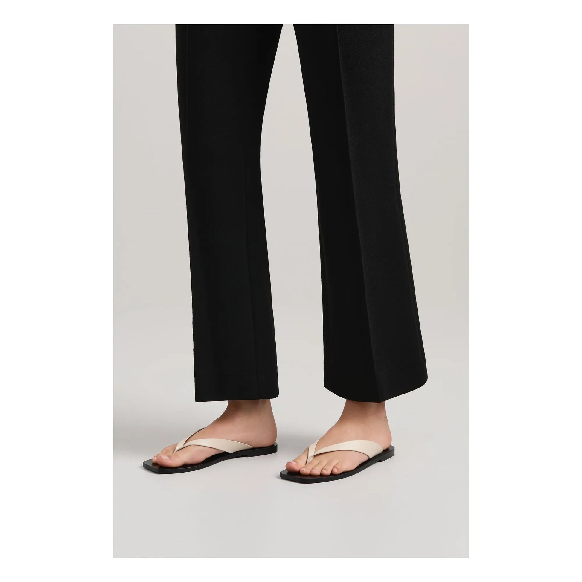 A. Emery - Kinto Two-tone Sandals | Ecru