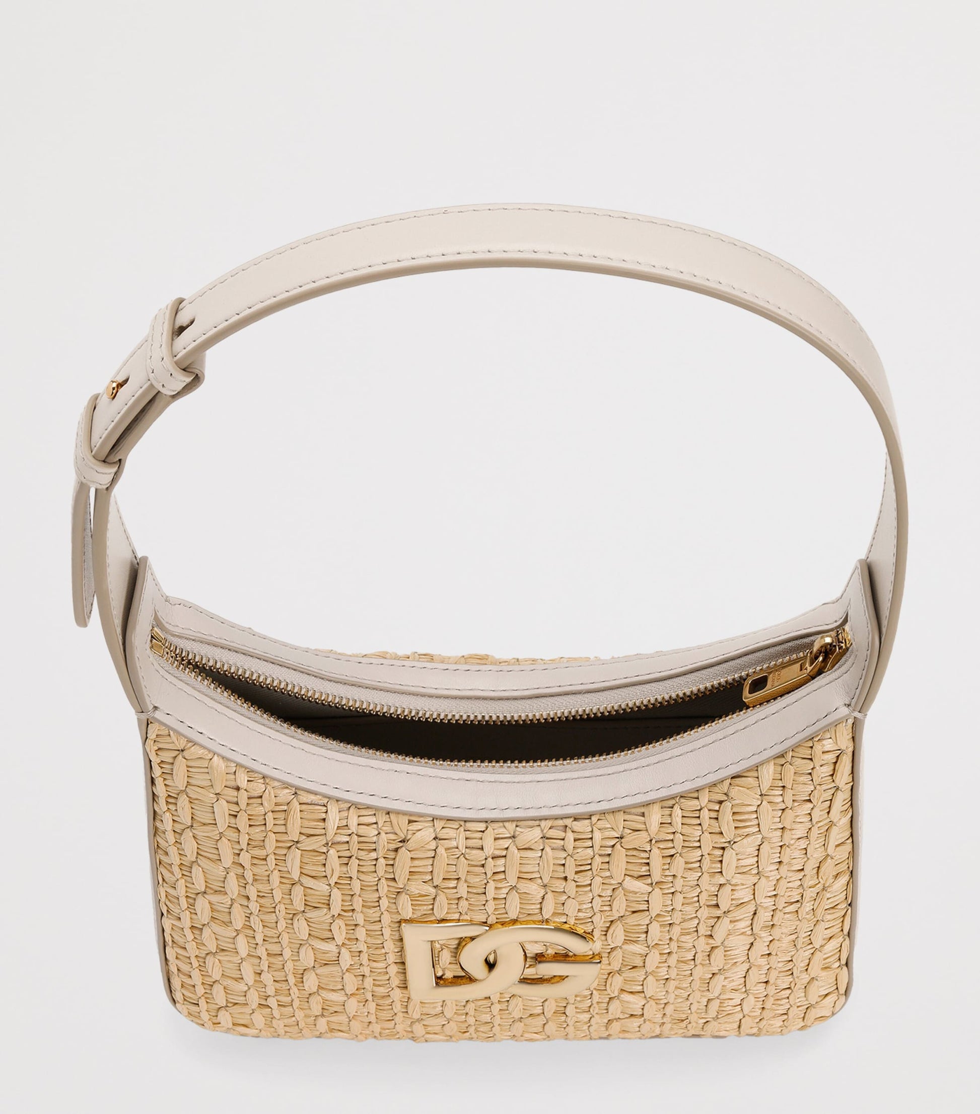 Multi Raffia Shoulder Bag