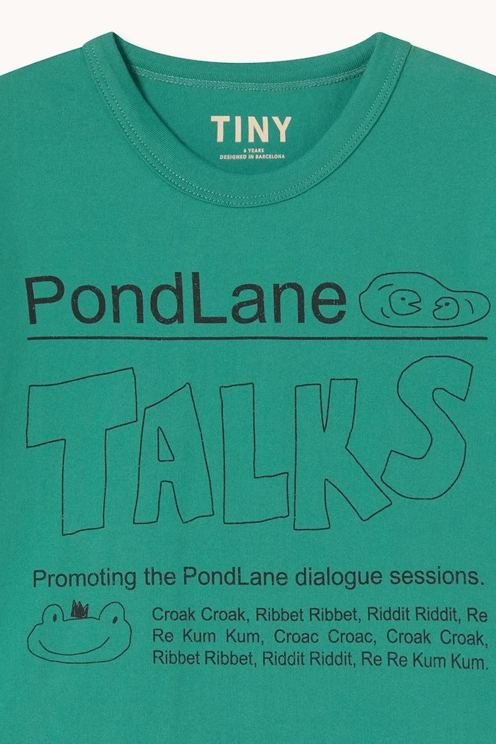 Детска памучна тениска Tinycottons PONDLANE GRAPHIC TEE