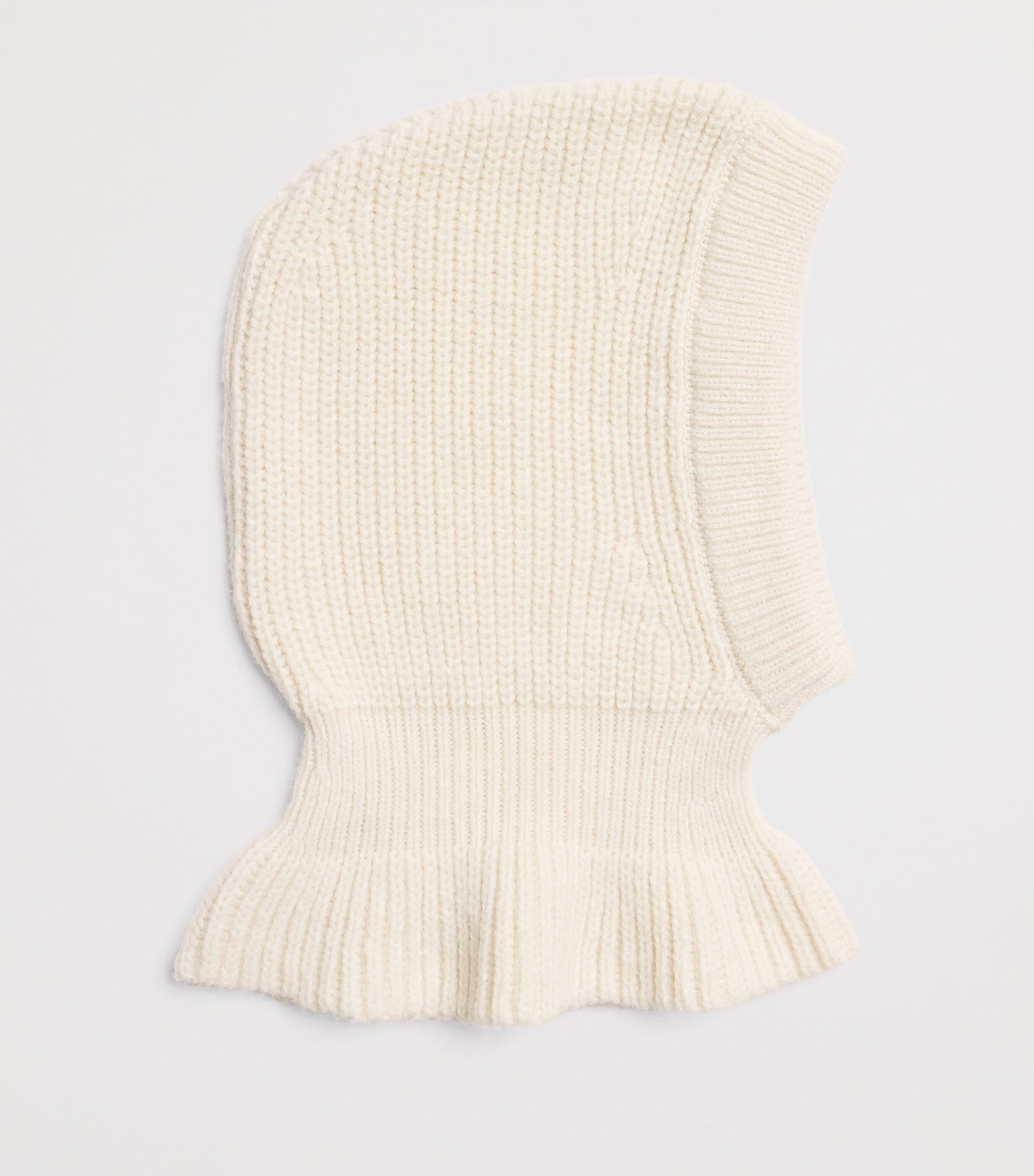 Wool-Blend Knitted Hood