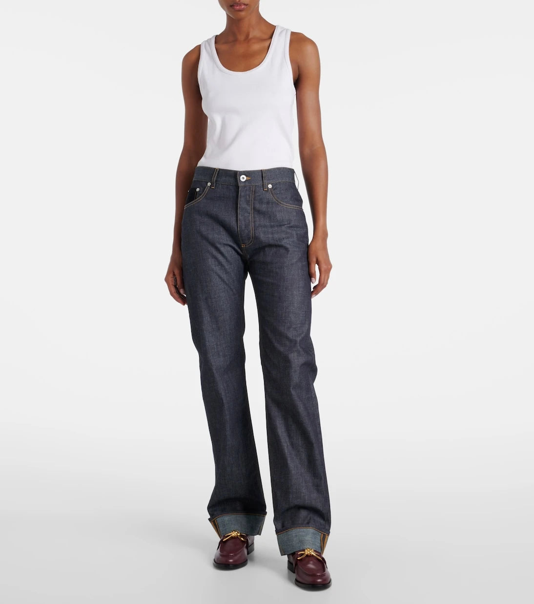 Bottega Veneta - Mid-rise straight jeans