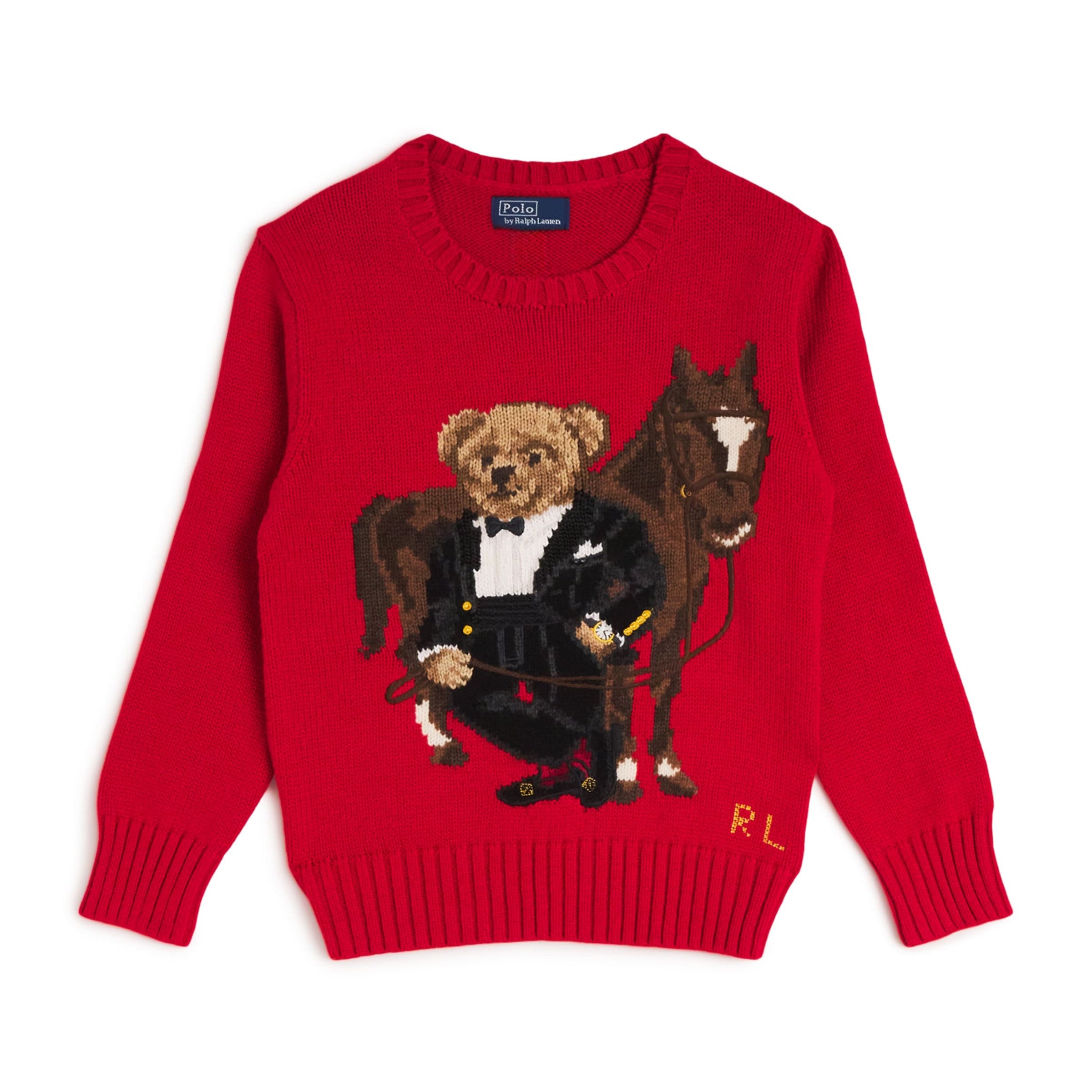 Ralph Lauren Kids Cotton Polo Bear Sweater (2-7 Years)