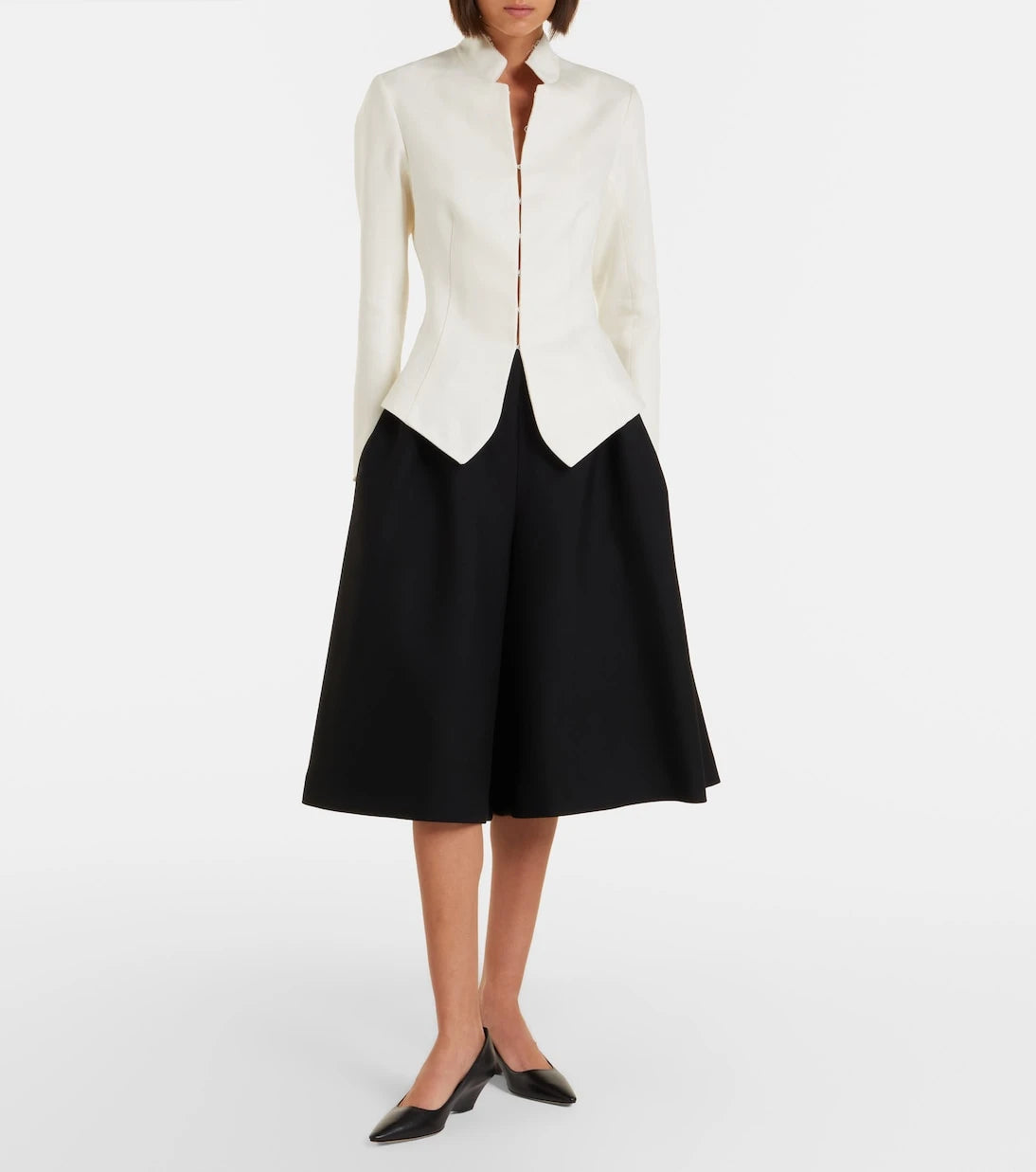 The Row - Fauna virgin wool Bermuda shorts