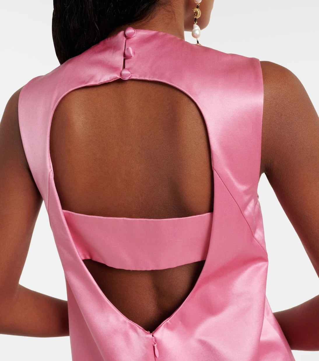 Alémais - Neptuna embellished satin minidress