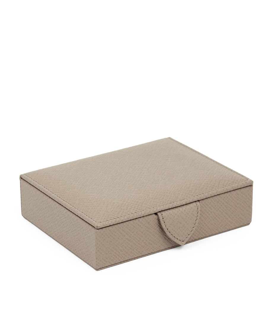 Small Panama Leather Jewellery Box