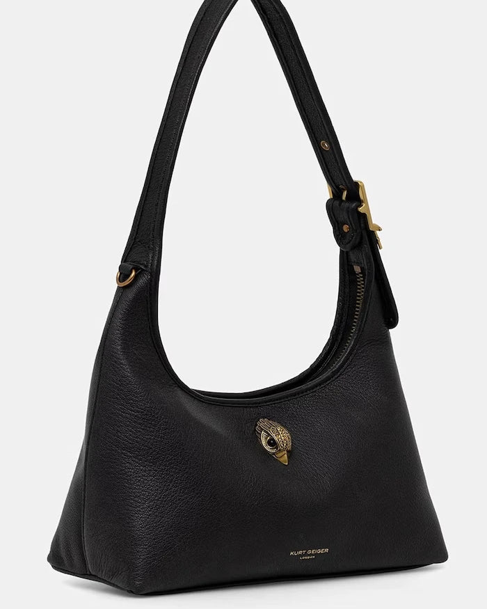 Kurt Geiger London чанта дамска от кожа Kurt shoulder bag