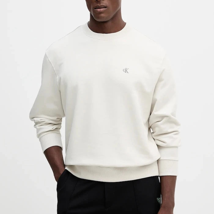 Calvin Klein Jeans Erkek Pamuklu Sweatshirt