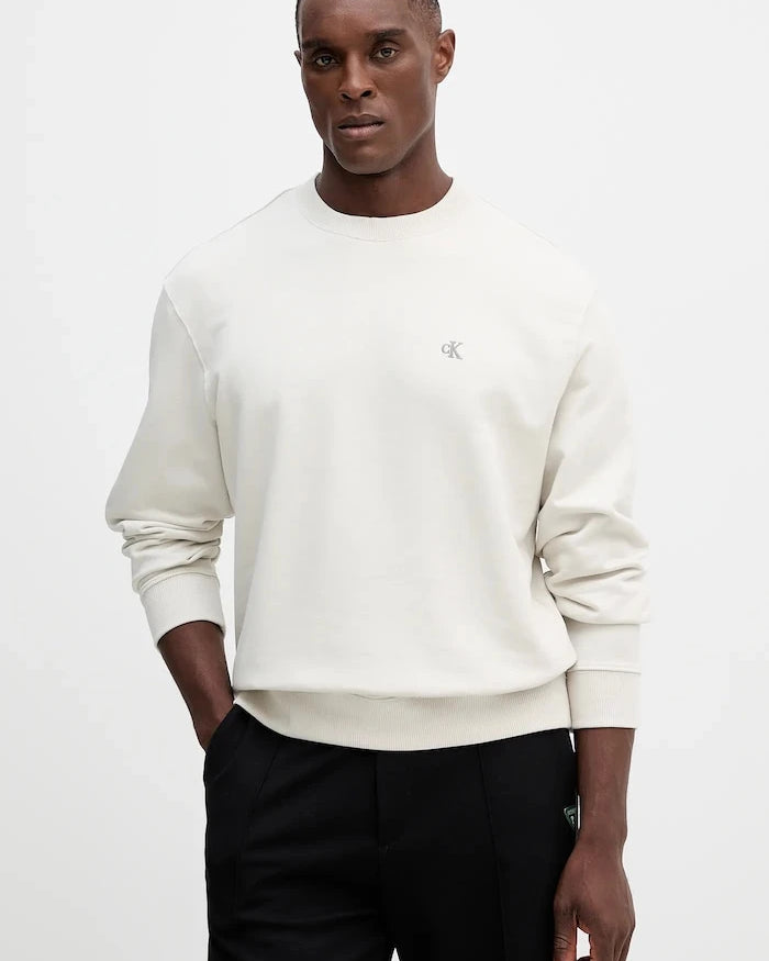 Calvin Klein Jeans Erkek Pamuklu Sweatshirt