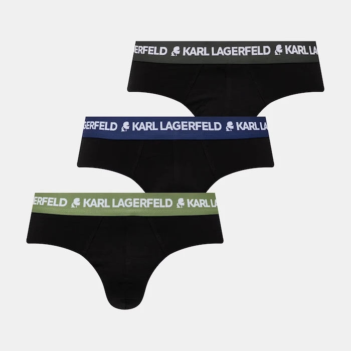 Karl Lagerfeld erkek pamuk elastan slip külot 3'lü
